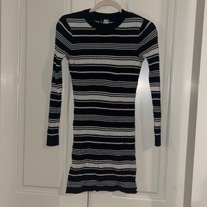 Long Sleeve Striped Dress